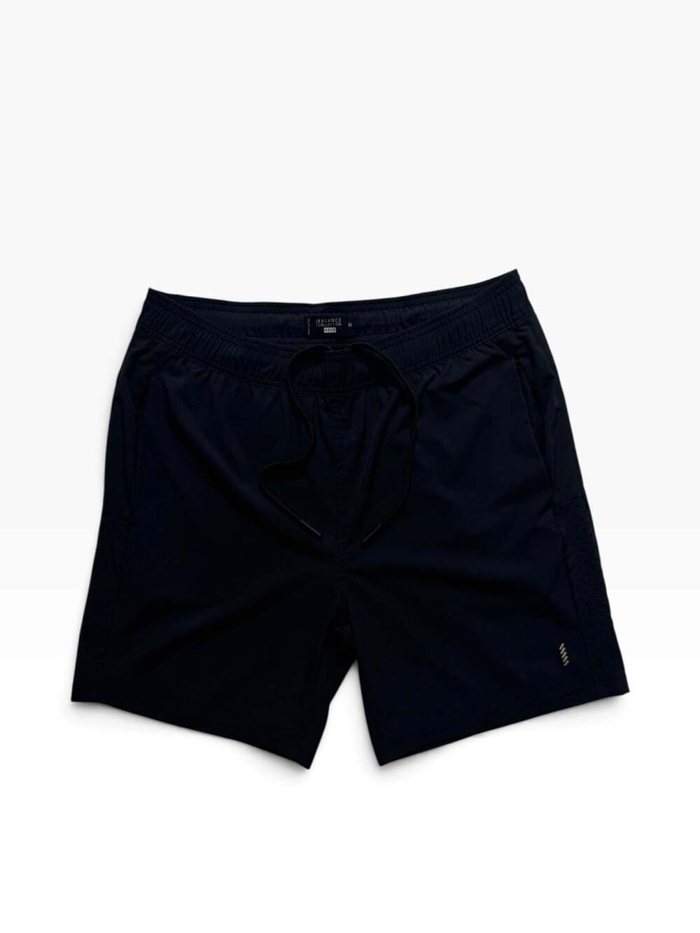 Balance Collection Mens Black Athletic Training Shorts Size M